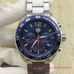 Replica TAG Heuer Formula 1 Chronograph Watch Stainless Steel Blue Dial